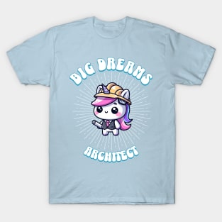 Big Dreams Architect Unicorn Ocean Edition T-Shirt